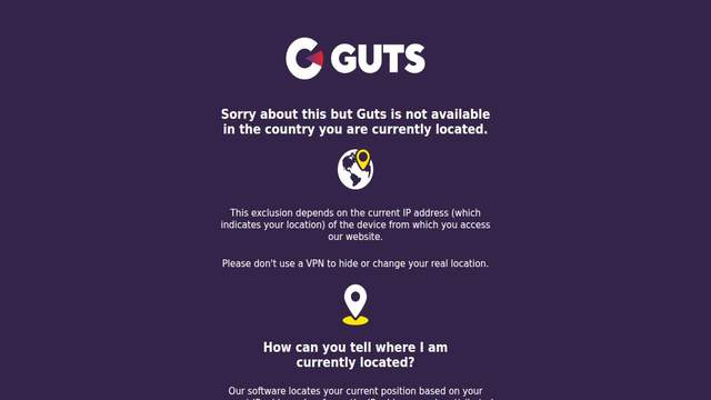 Guts Casino casino screenshot
